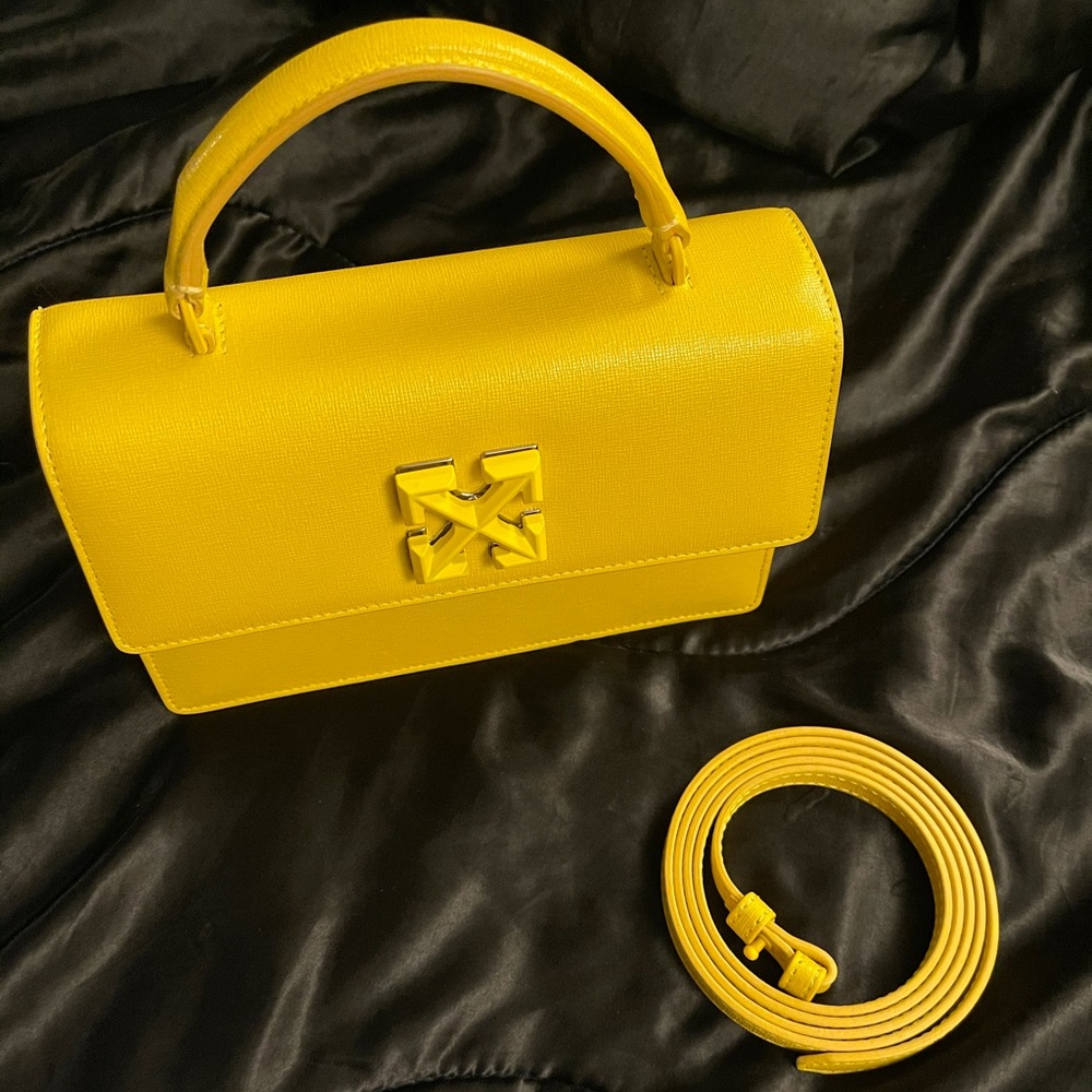 💯 AUTH OFF-WHITE JITNEY 1.4 NEW SEASON YELLOW